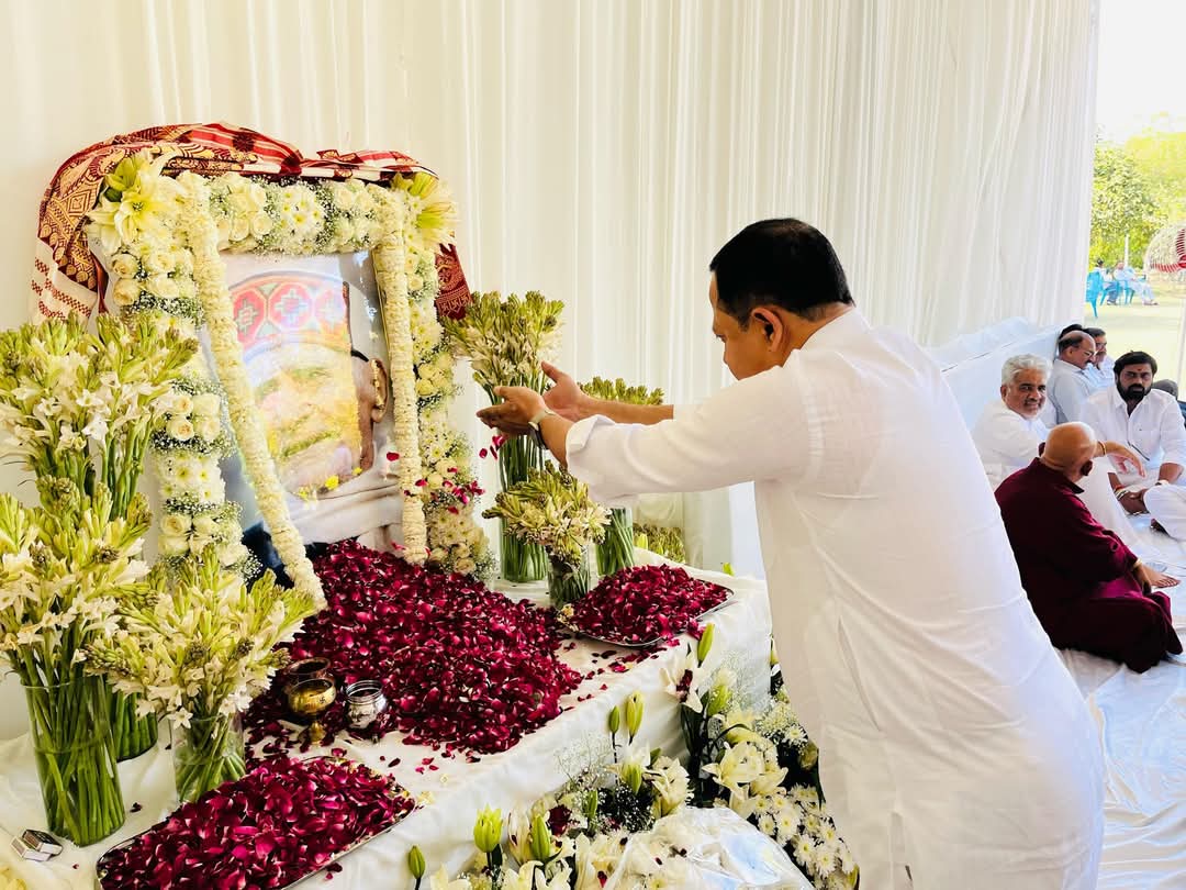 भूपेंद्र यादव के पिता के निधन पर शोक व्यक्त करने पहुंचे बिहार से रंजन कुमार, साथ में केंद्रीय कृषि मंत्री भी मौजूद