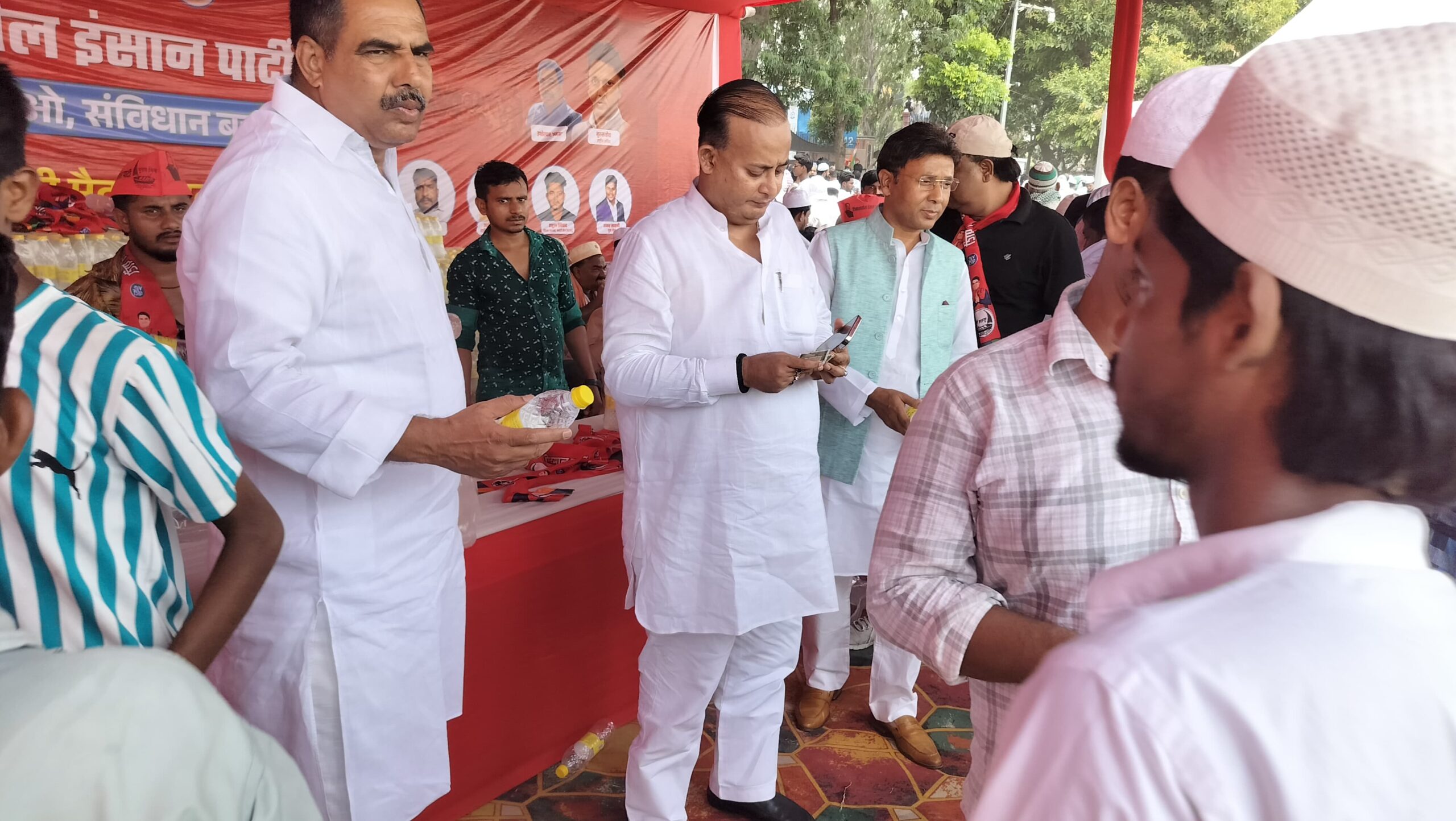 वक्फ कानून के विरोध में गांधी मैदान में आयोजित रैली में शामिल हुआ वीआईपी का प्रतिनिधिमंडल